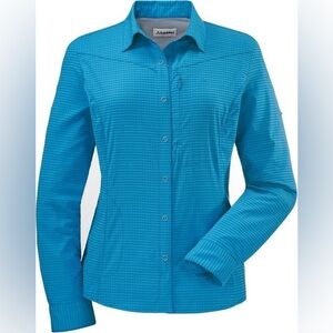 Schoffel Margaret UV bright blue shirt size 44